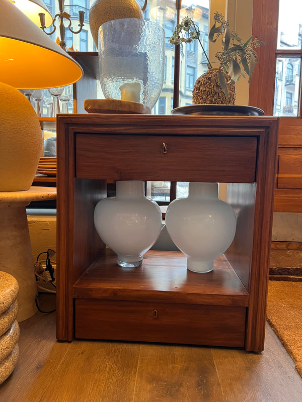 Side table / bedside table solid wood