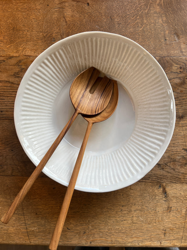 Salad cutlery long handle