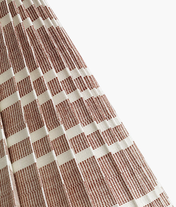 Needlepoint Stripe Lampshade, Sienna by Helene Blanche 23 cm