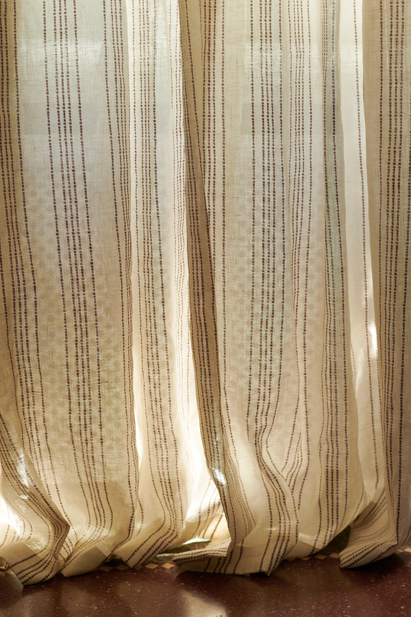 Helene Blanche Tekstil, Vera's Stripe  Burgundy