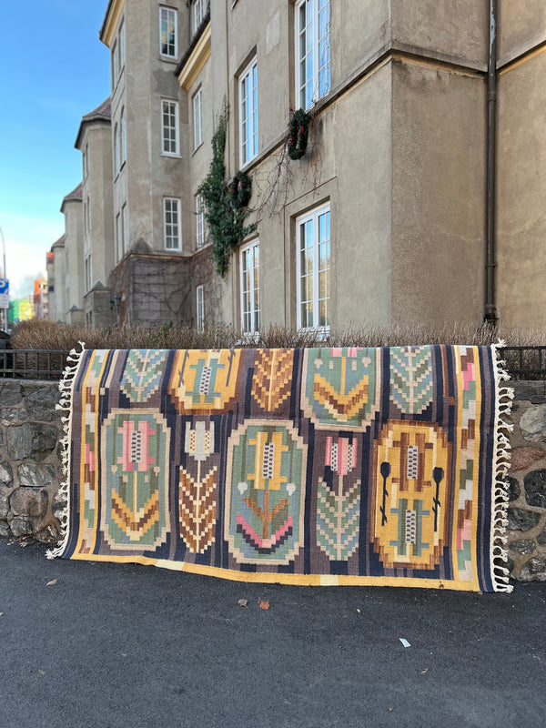 Håndvevd ullteppe, Öster