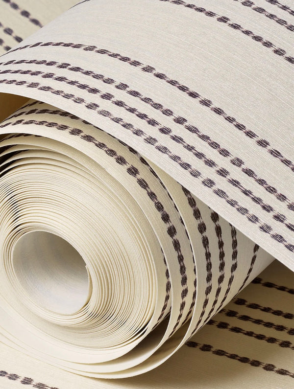 Helene Blanche Tapet, Vera's Stripe Burgundy