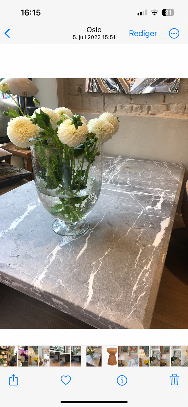 Lisa Hamret vase on stand Large
