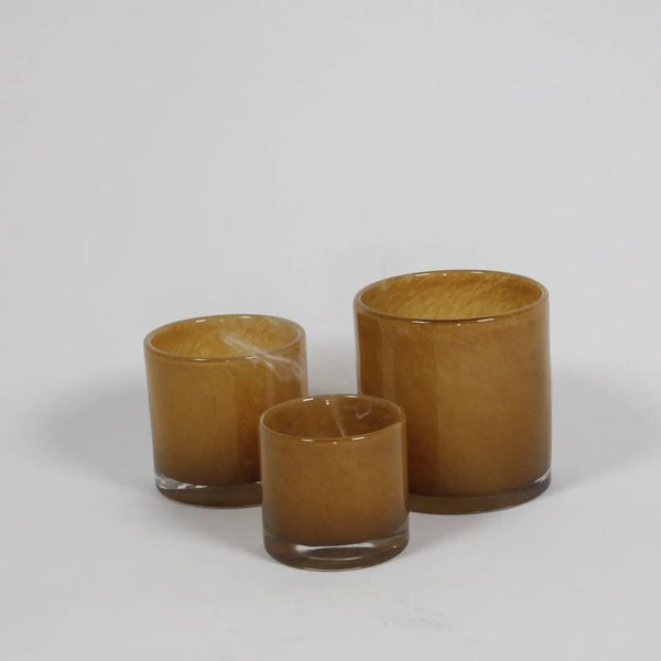 Nilla Telysholder Karamell 12 cm
