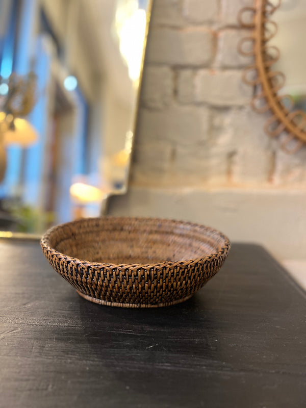 Rattan bread basket small