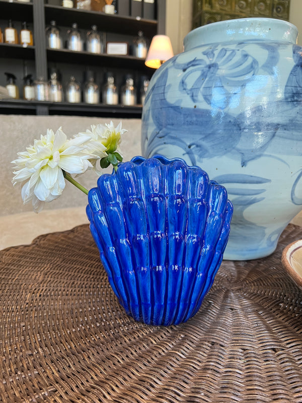 "The Seashell Vase" av Vicke Lindstrand, Blå