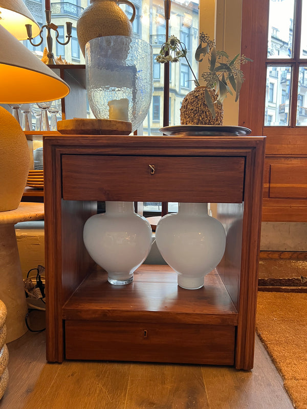 Side table / bedside table solid wood