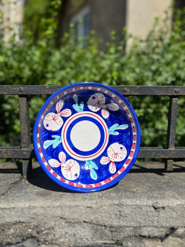 Amalfi Tableware Blue Fish