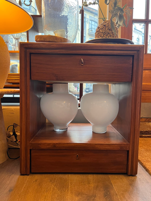Side table / bedside table solid wood