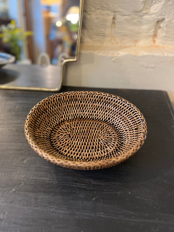 Rattan bread basket small