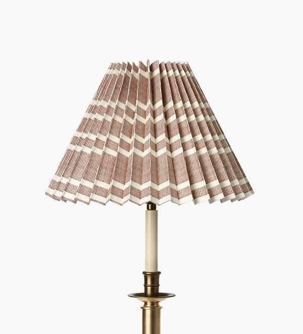 Needlepoint Stripe Lampshade, Sienna by Helene Blanche 23 cm