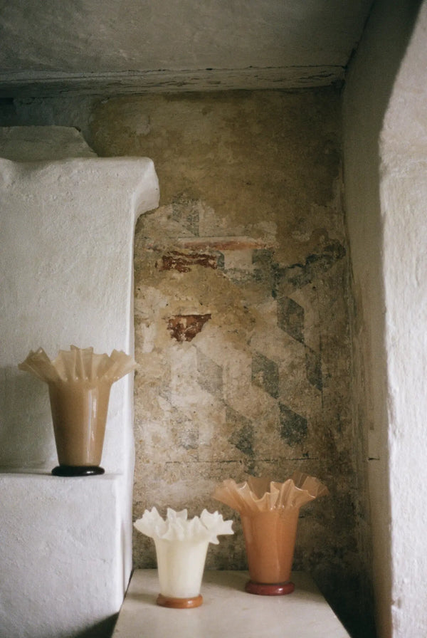 Loa vase beige