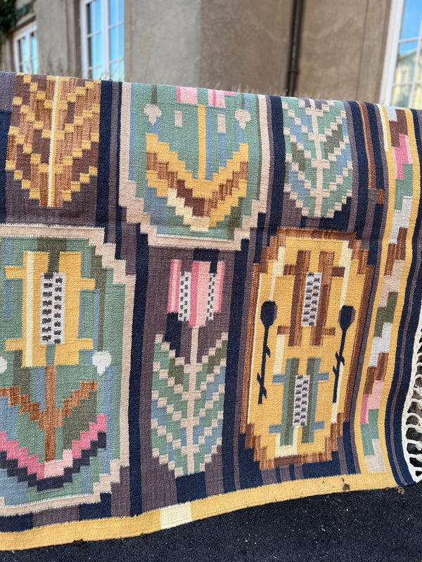 Håndvevd ullteppe, Öster