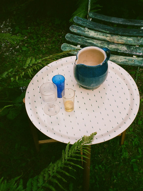 Helene Blanche Serveringsbrett, Drop Emerald