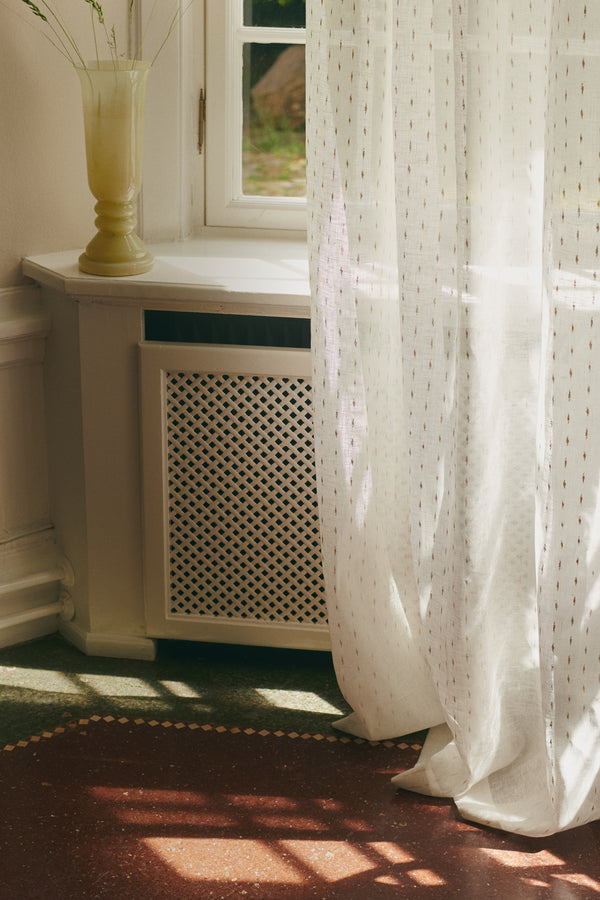 Helene Blanche Tekstil, Drop Voile Linen Ivory