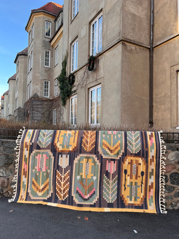 Håndvevd ullteppe, Öster