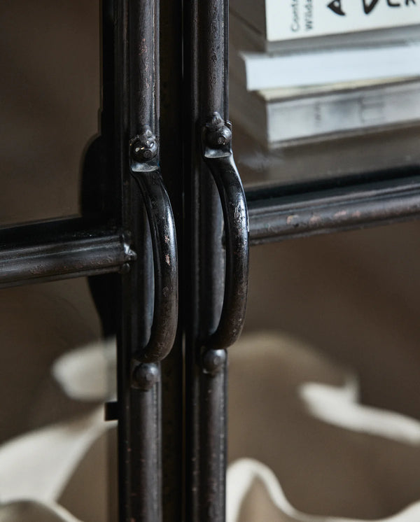 Cabinet black iron