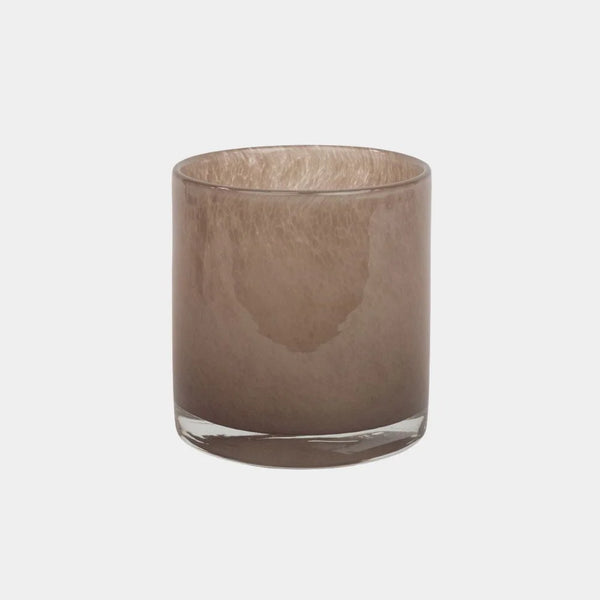 Nilla Tea light holder Brownish gray 12 cm