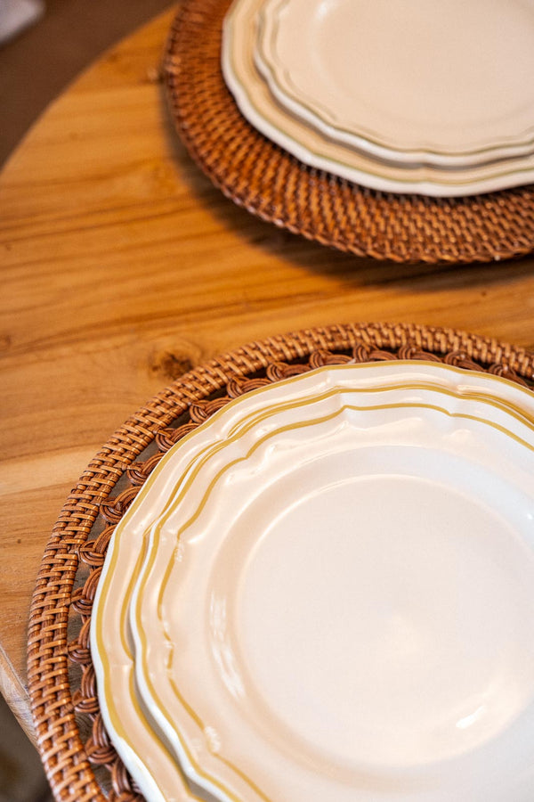 Gien Les Fillet Lemon, Deep plate