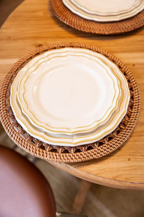 Gien Les Filet Lemon, Breakfast Plate