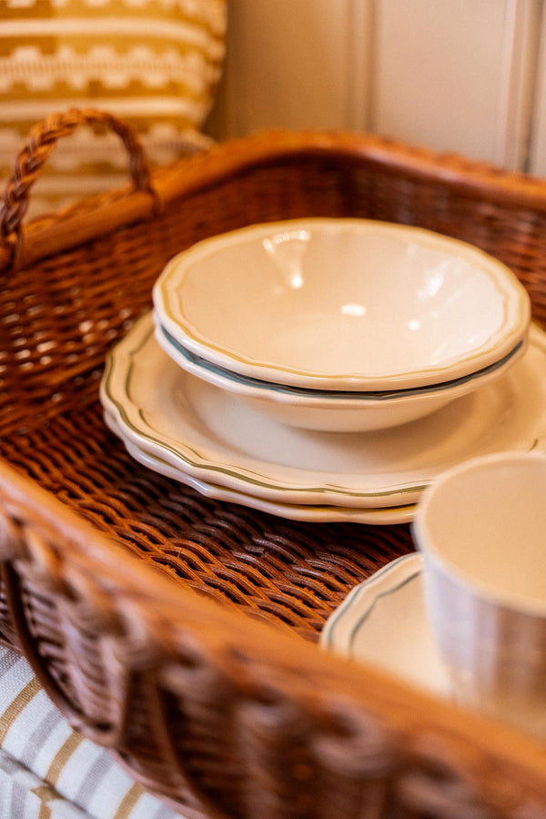 Gien Les Filet Citron, Small Breakfast Bowl
