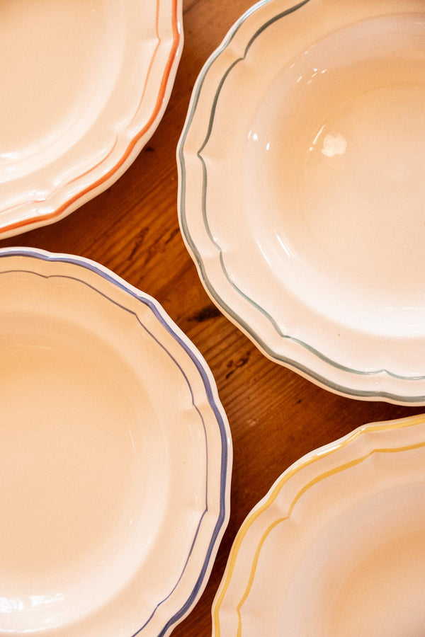 Gien Les Fillet Lemon, Dinner Plate