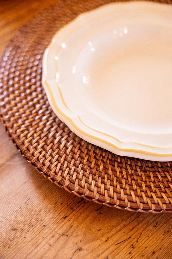 Gien Les Fillet Lemon, Deep plate