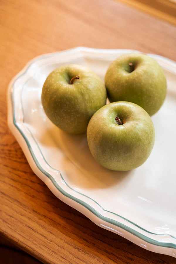 Gien Les Filet Celadon, Serving platter