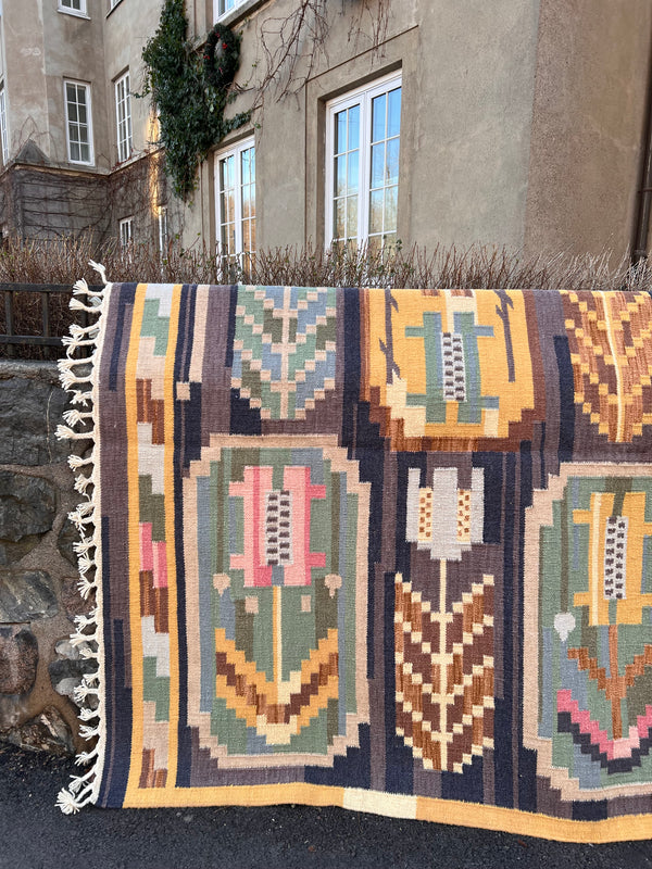 Håndvevd ullteppe, Öster