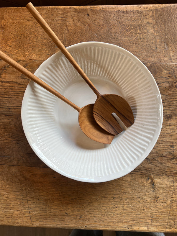 Salad cutlery long handle