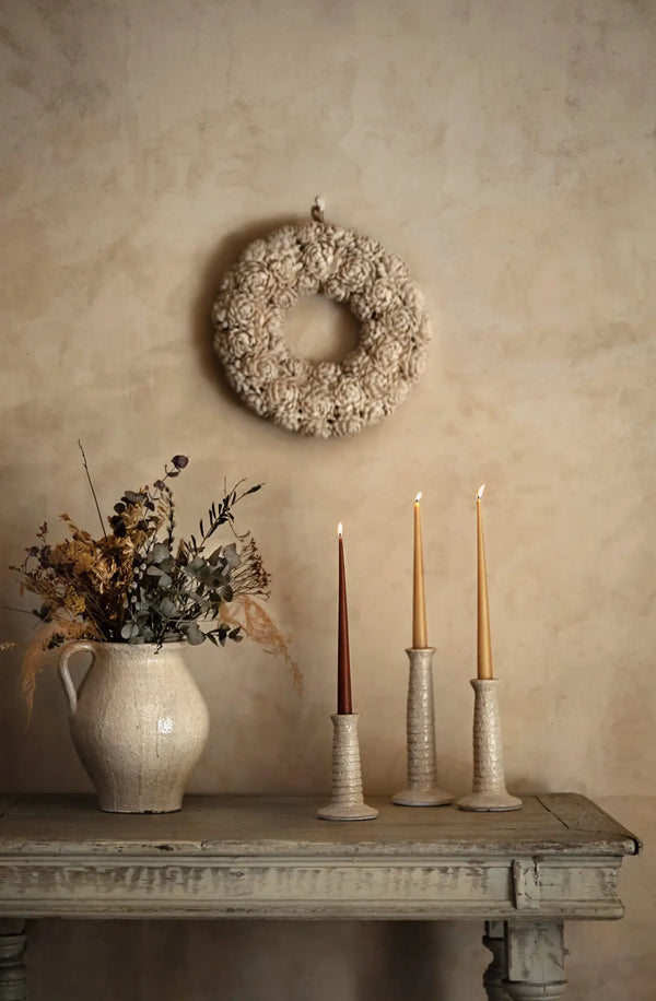 Sakura Ceramic Candlestick 23cm