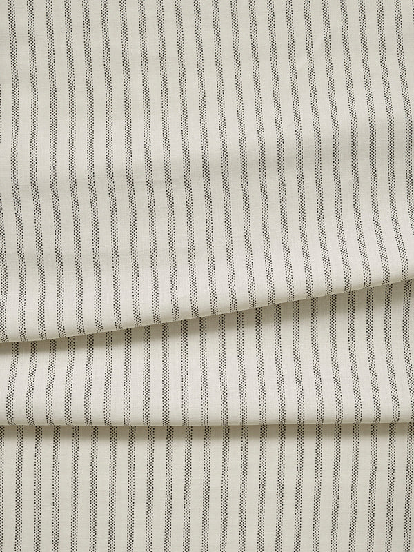 Helene Blanche Lampeskjerm, Polka Stripe Crème Noir