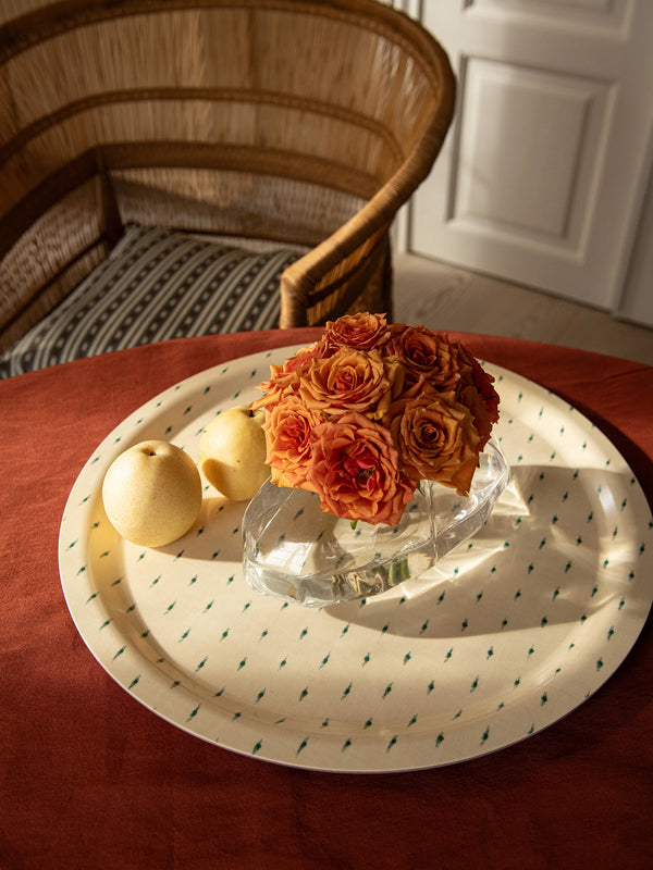 Helene Blanche Serveringsbrett, Drop Emerald