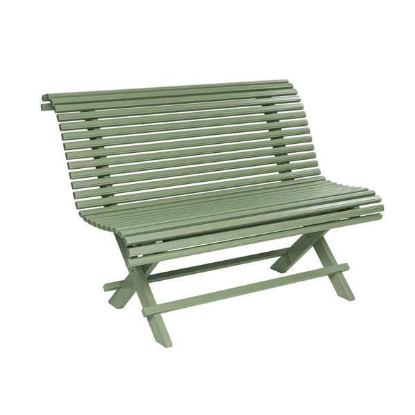 Sundborn hagebenk Varmhvit 125 cm