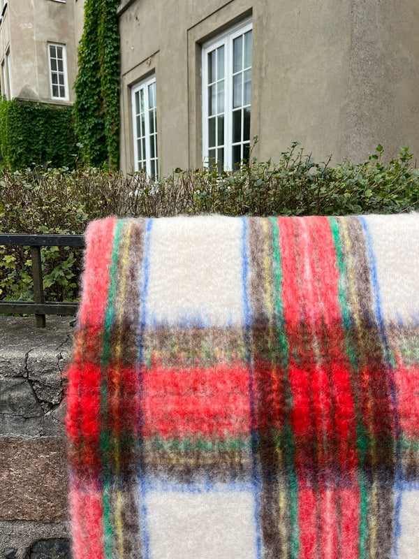 Wool plaid with checks