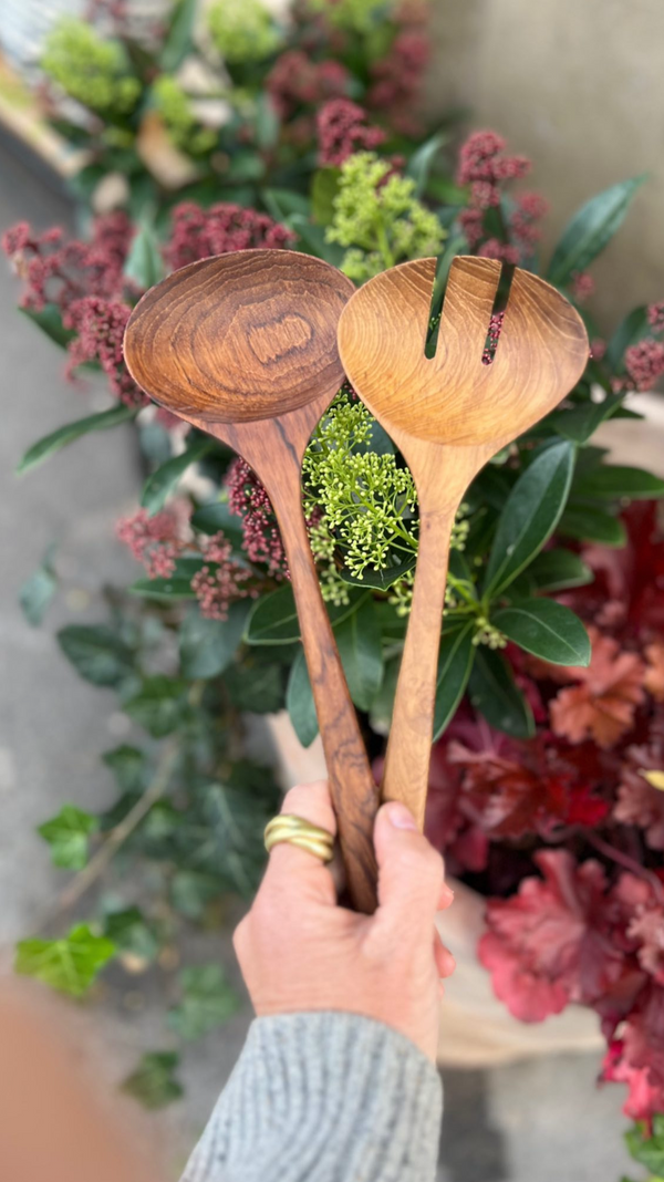 Salad cutlery pair