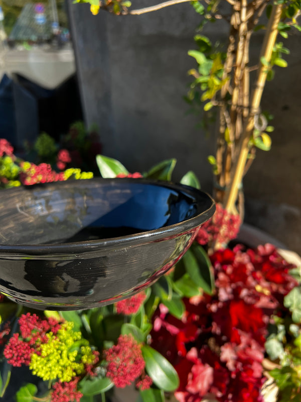 Pasta bowl dark brown