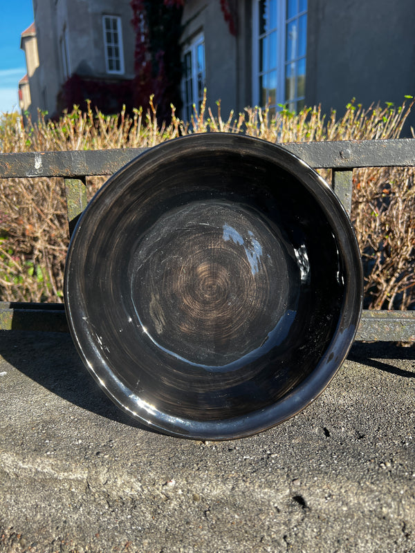 Pasta bowl dark brown
