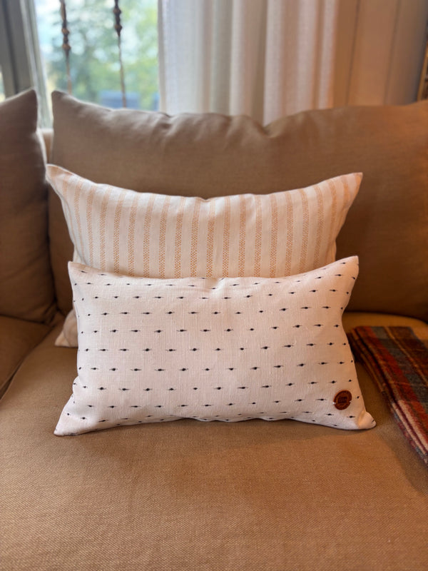 Helene Blanche cushion, Drop Charcoal 30x50