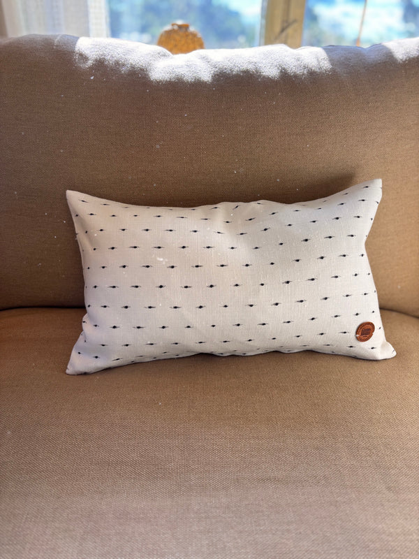 Helene Blanche cushion, Drop Charcoal 30x50