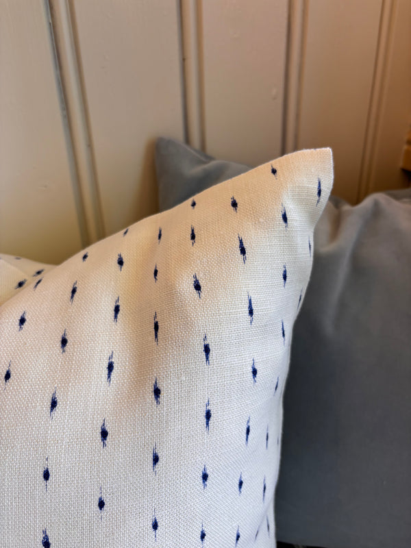 Helene Blanche cushion, Drop Ink 50x50