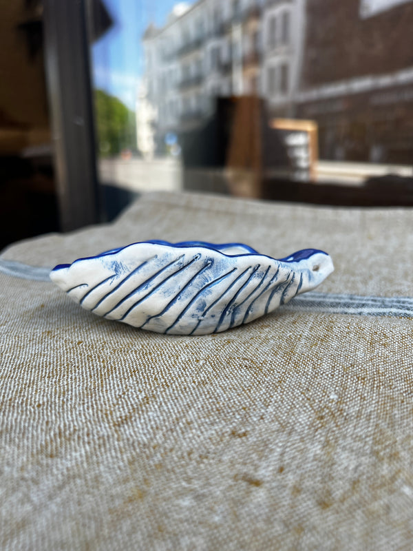 Shell Handmade blue