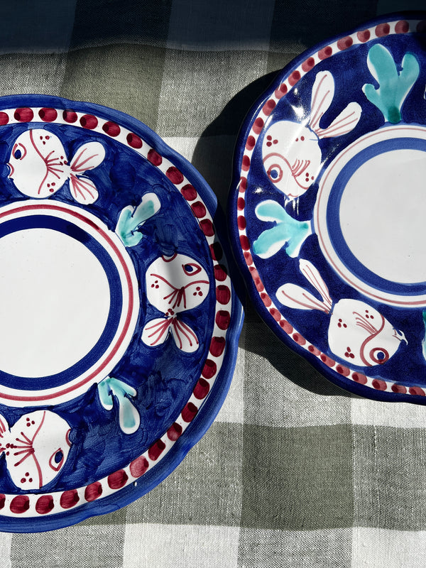Amalfi Tableware Blue Fish
