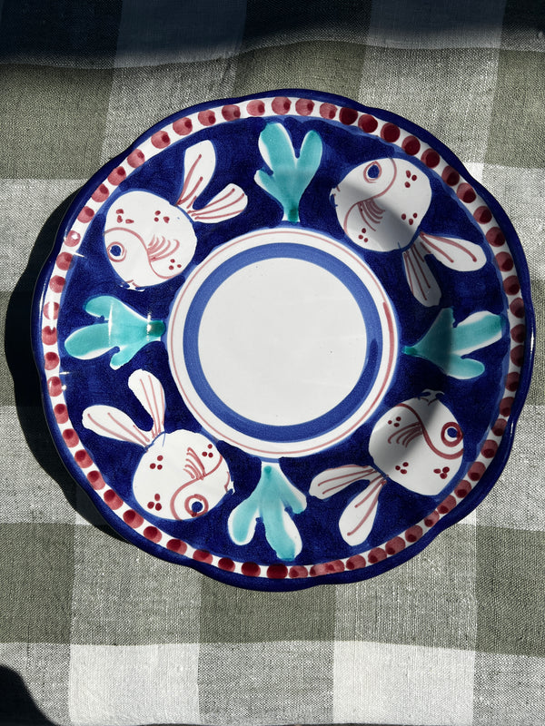 Amalfi Tableware Blue Fish