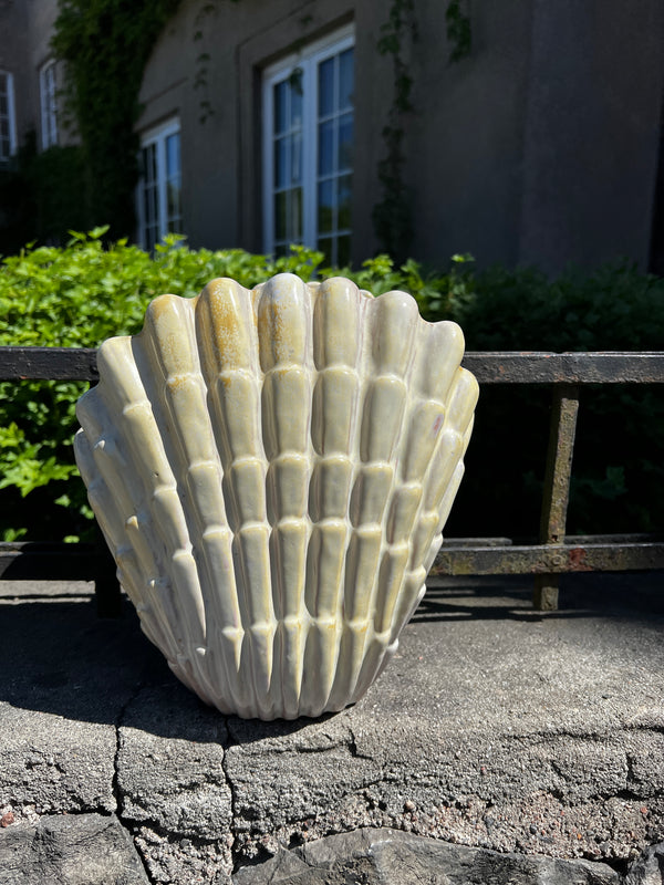 "The Seashell Vase" av Vicke Lindstrand, Hvit