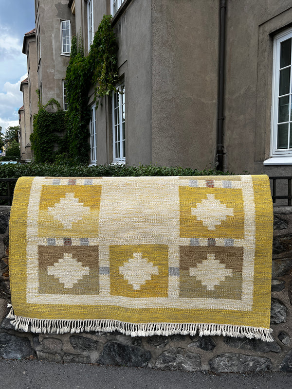 Rolakan Vintage Carpet Yellow