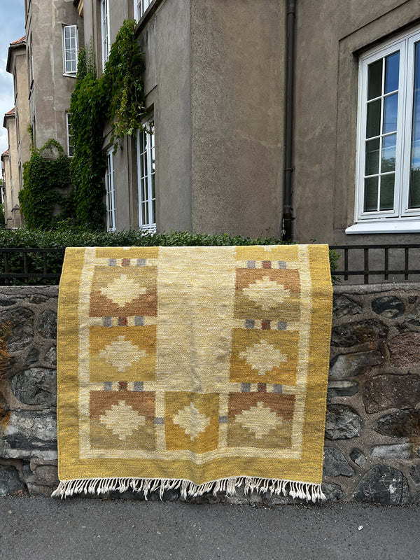 Rolakan Vintage Carpet Yellow