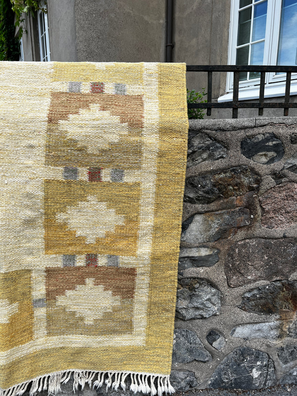 Rolakan Vintage Carpet Yellow