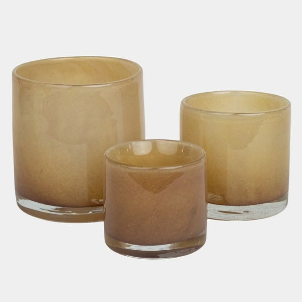 Nilla Telysholder Sand 12 cm