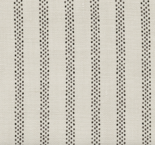 Helene Blanche Tekstil, Polka Stripe Creme-Noir